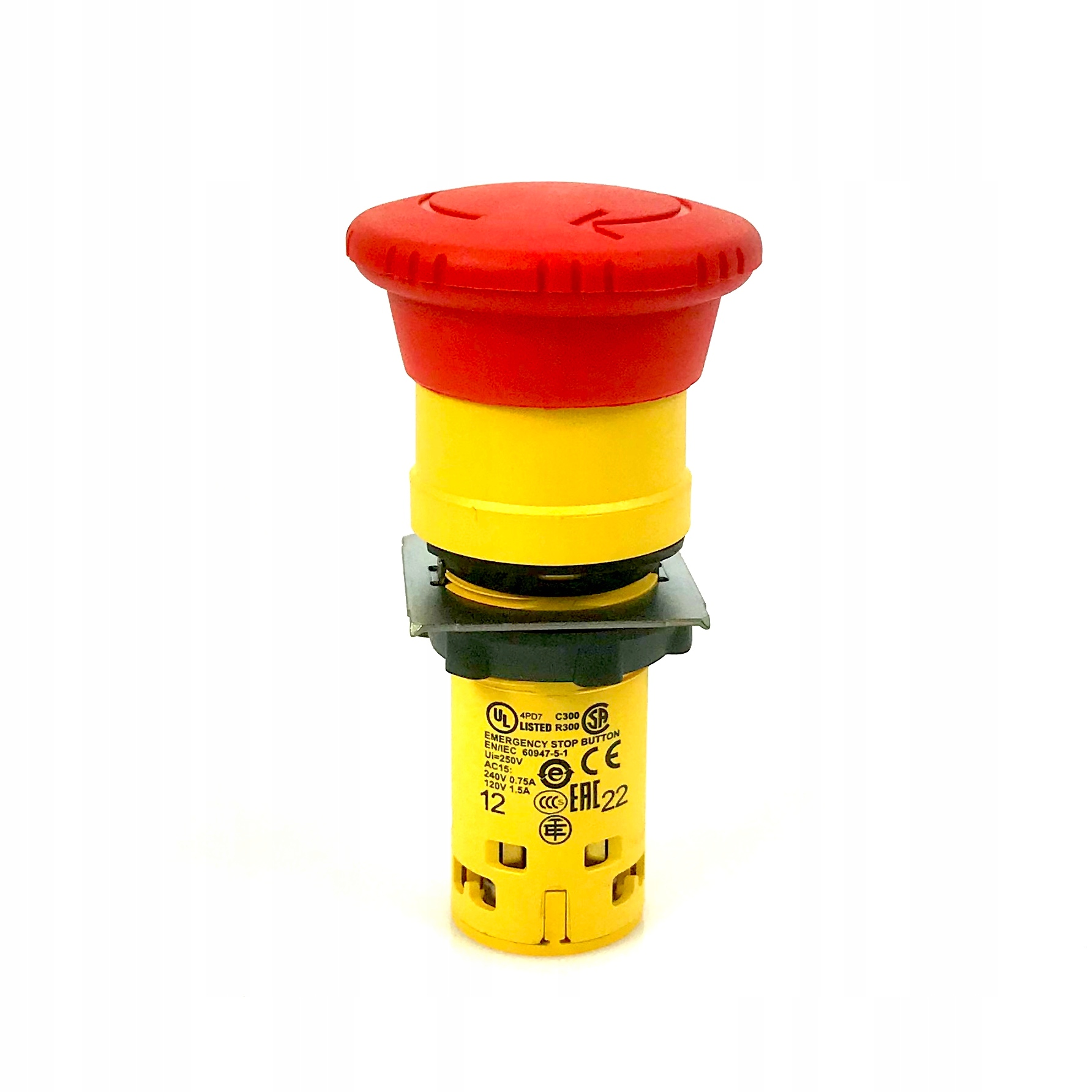 Bezpečnostné tlačidlo Mushroom XB7NS8444 KVALITA