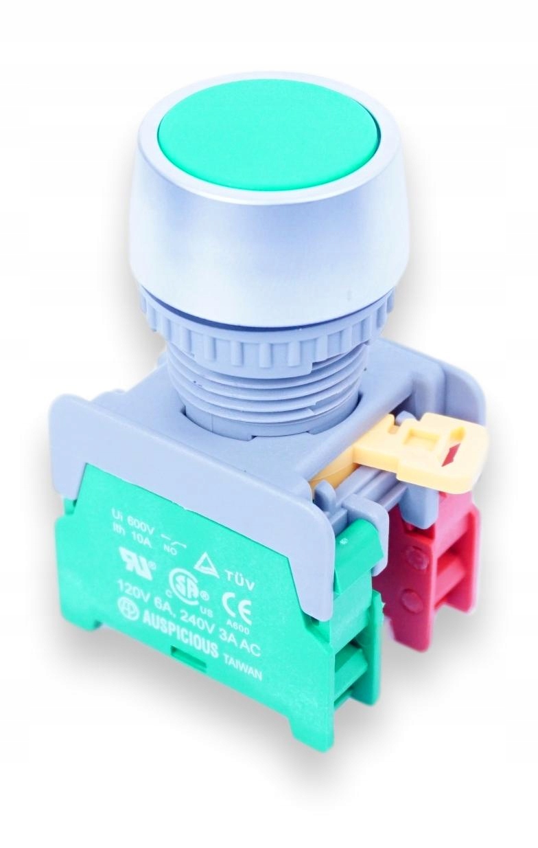 Ovládacie tlačidlo Zelené Momentálne fi22mm IP65