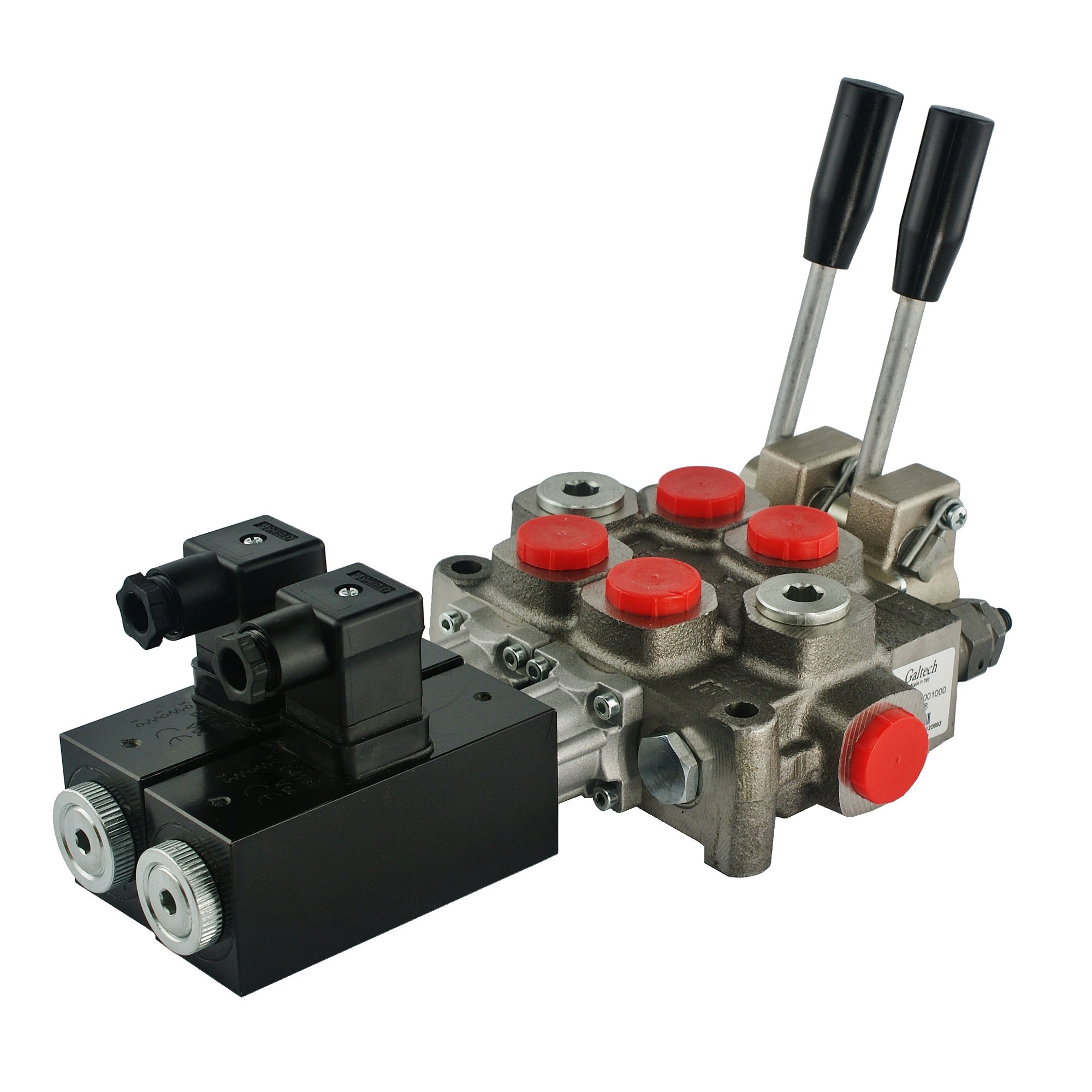 Hydraulický rozdeľovač 2 sekcie Q45
