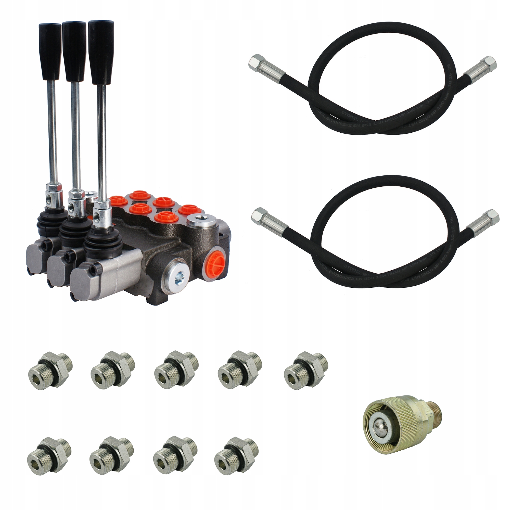 Hydraulický rozdeľovač 3-SEKCIE pre urus C-360