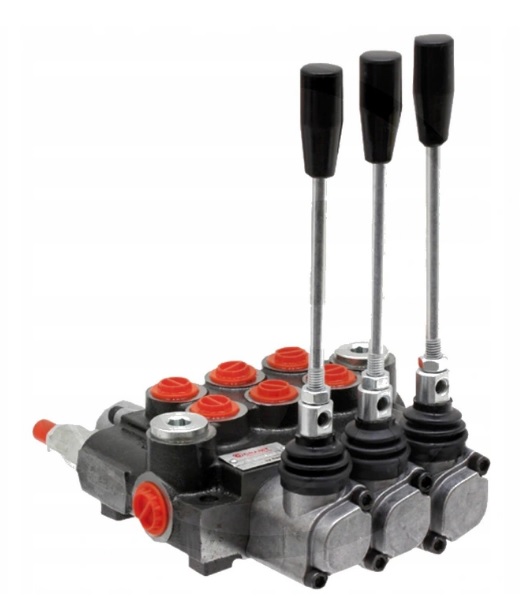 Hydraulický rozdeľovač 3 sekcie 40L
