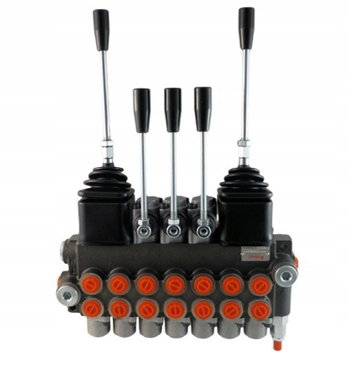 7-sekčný hydraulický rozdeľovač 2x joystick