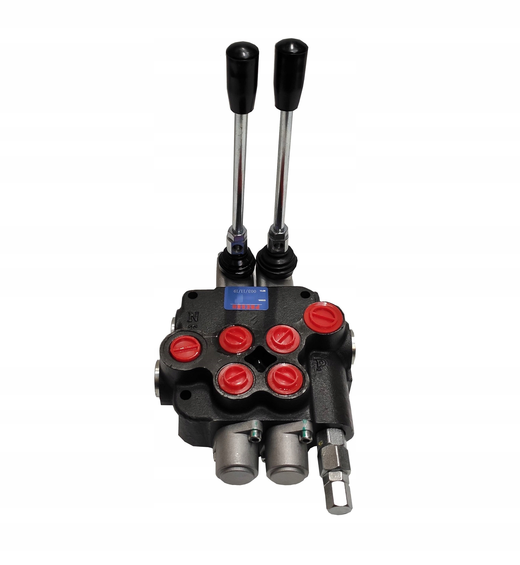 Hydraulický rozdeľovač PRESKO 80l, 2 sekcie