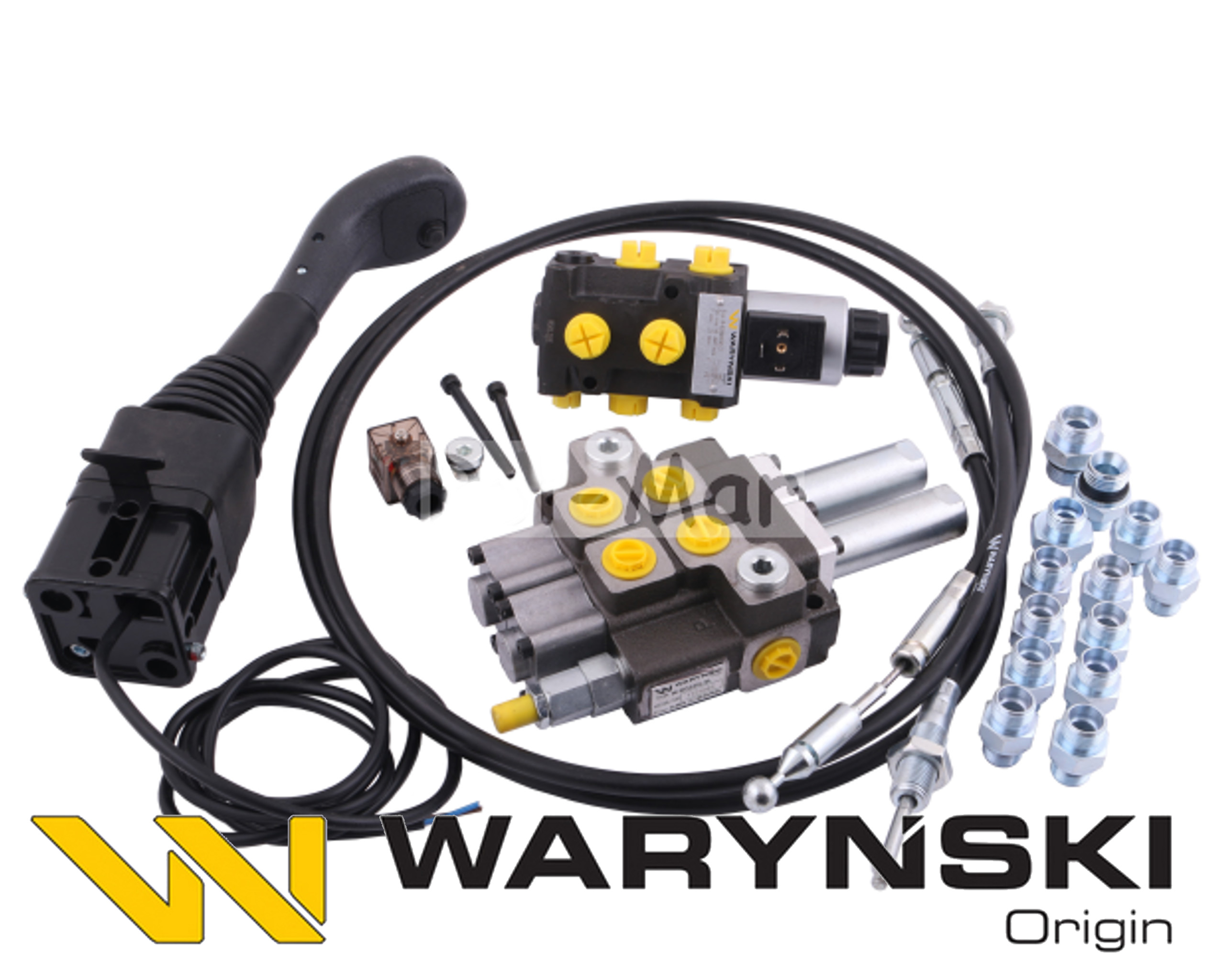 Hydraulický rozdeľovač elektrického joysticku Waryński