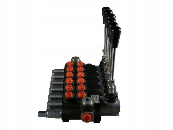 Šesťdielny hydraulický rozdeľovač (6) 40L