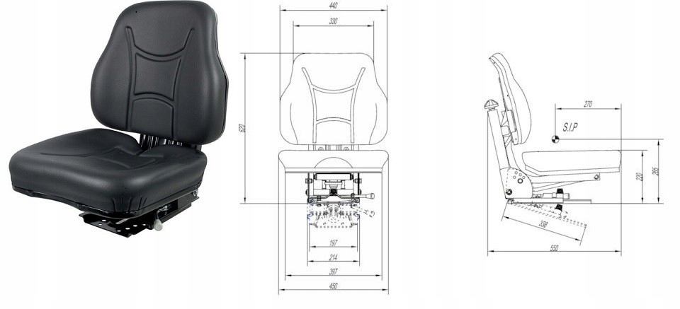 UNIVERZÁLNE VOZÍKY SPLIT SEAT URSUS MF T25