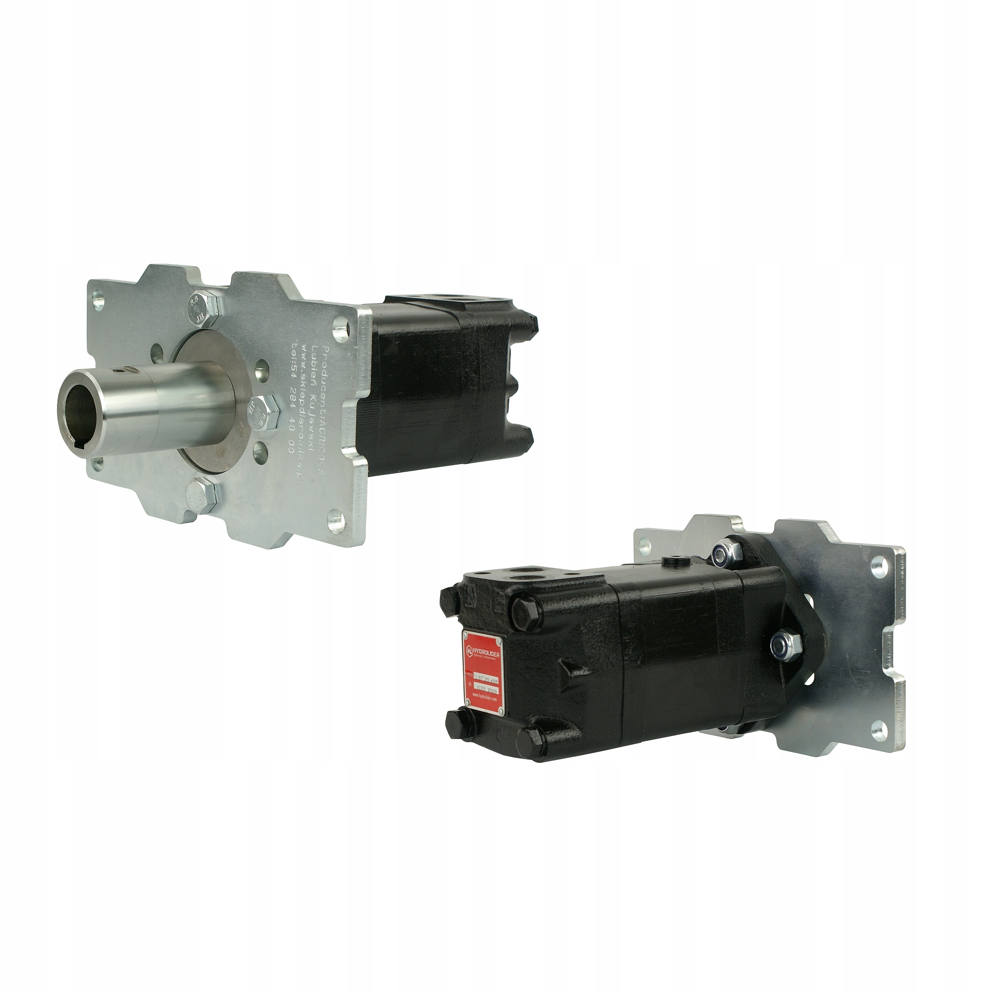 Hydraulický motor typ sms 305 v súprave s montážnou doskou a púzdrom