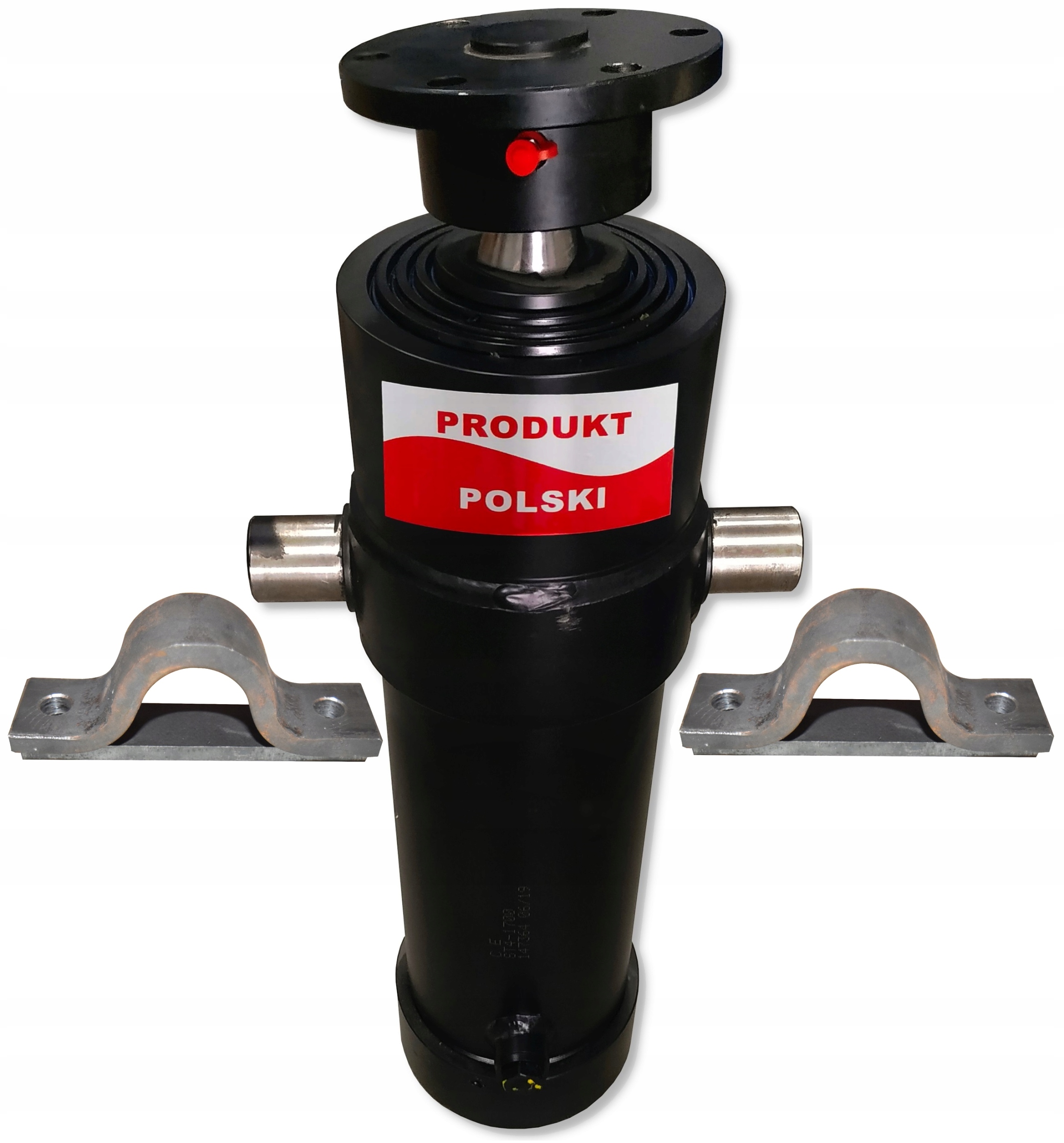 Poľský hydraulický valec so zdvihom 1700 mm vrátane zásuvky a dvoch upevnení