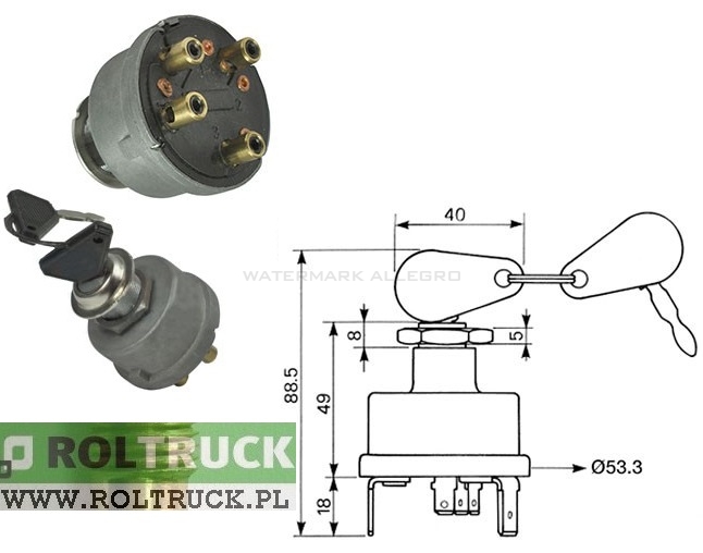 Zámok zapalovania renault 7700537793