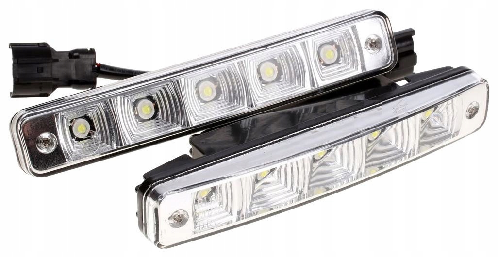 5 LED DRL CESTNÝCH SVETIEL 12V UNIVERZÁLNE