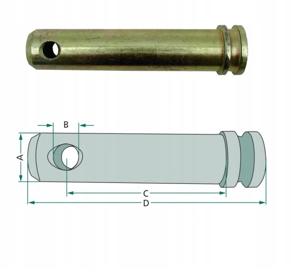 HORNÁ SPOJKA ŠROUB FI-45MM L-175MM