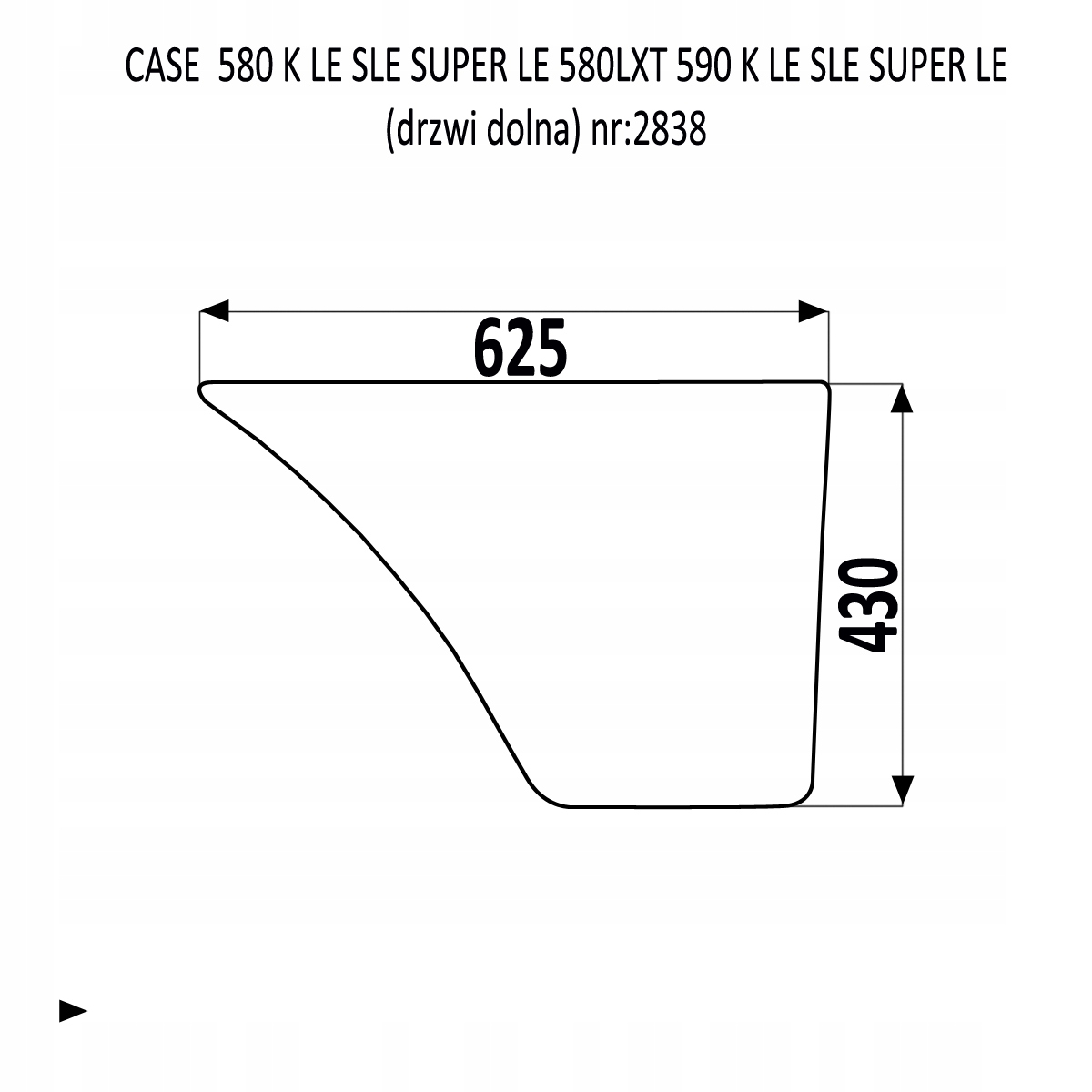 SKLENENÁ SKLENENÁ SKRINA DVERÍ 580 590 K LE SLE SUPER LE