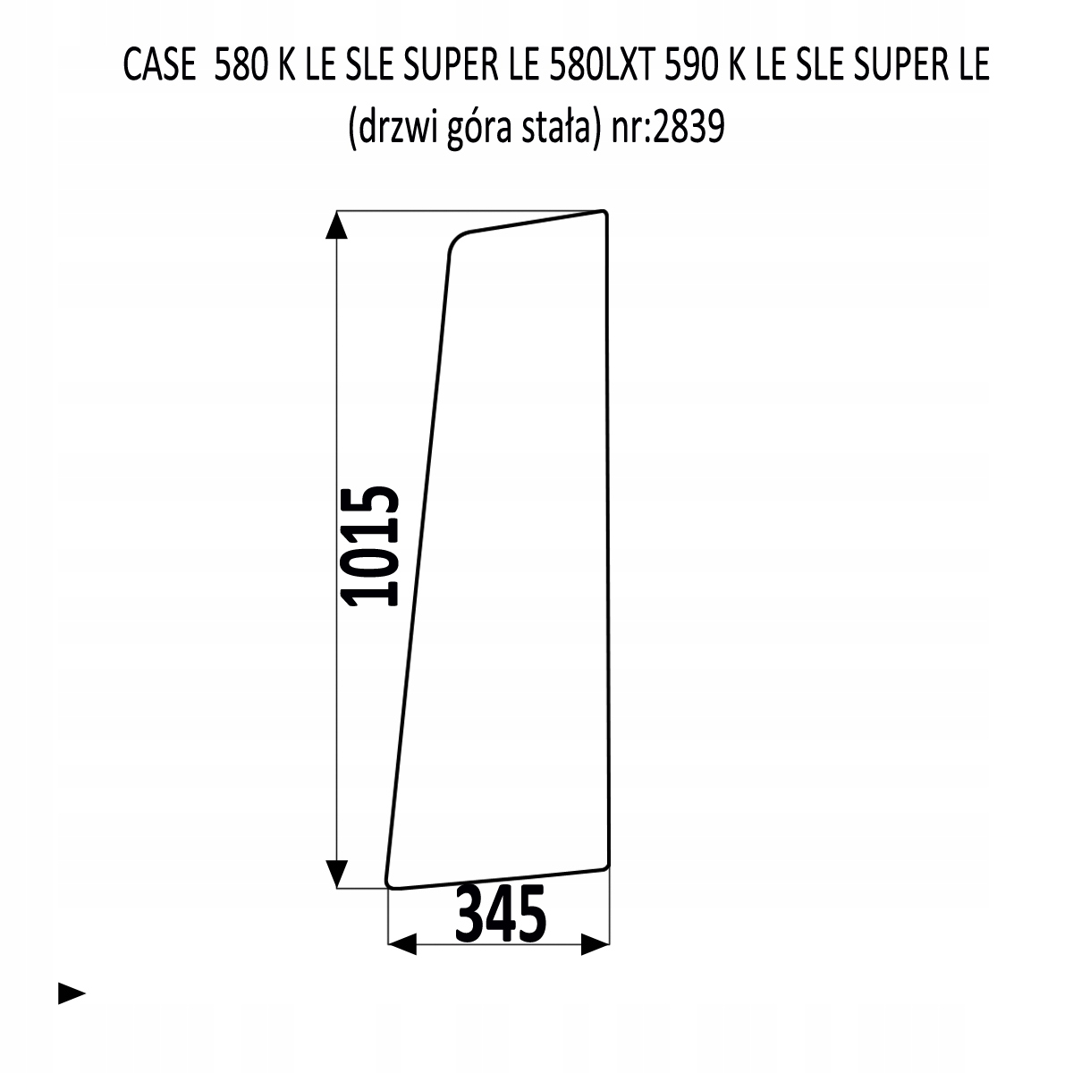 SKLENENÉ DVERE, SKRUTKA 580 590 K LE SLE SUPER LE