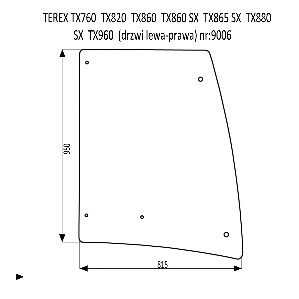 SKLENENÉ DVERE FERMEC 760 820 860 880 960
