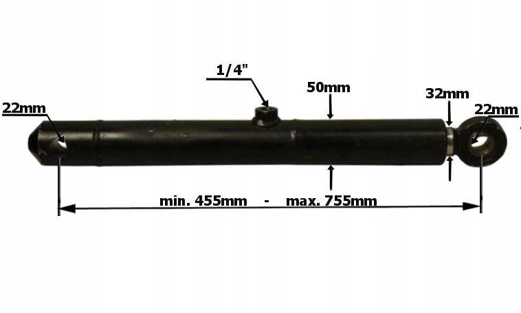 Pomocný hydraulický valec 7021153M91
