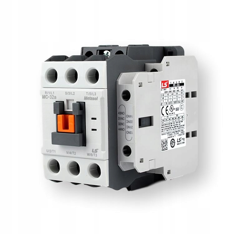 Výkonový stýkač 15kW 32A 24VAC MC-32a KOREA