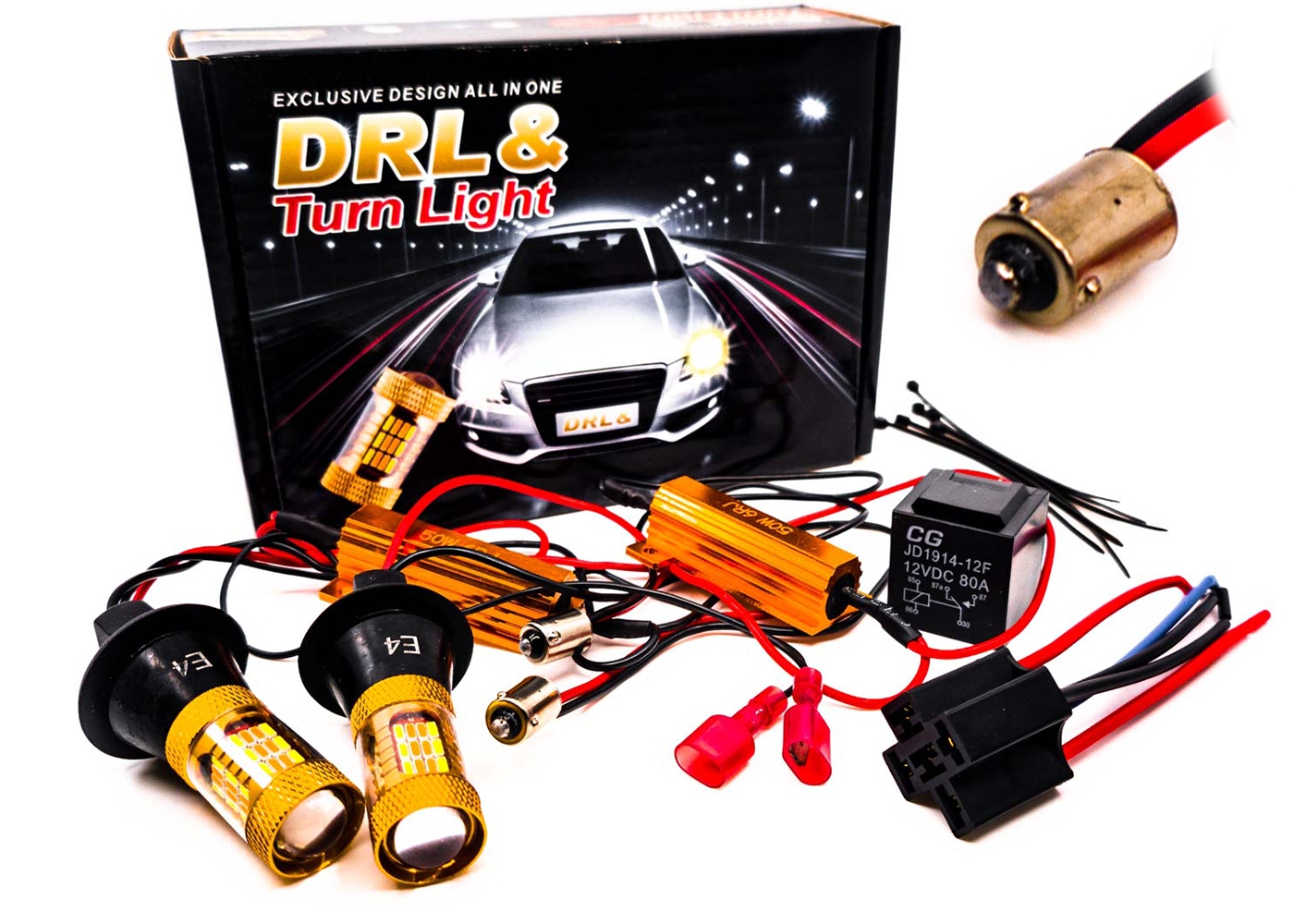 Denné svetlá DRL + smerovky 2v1 R5W