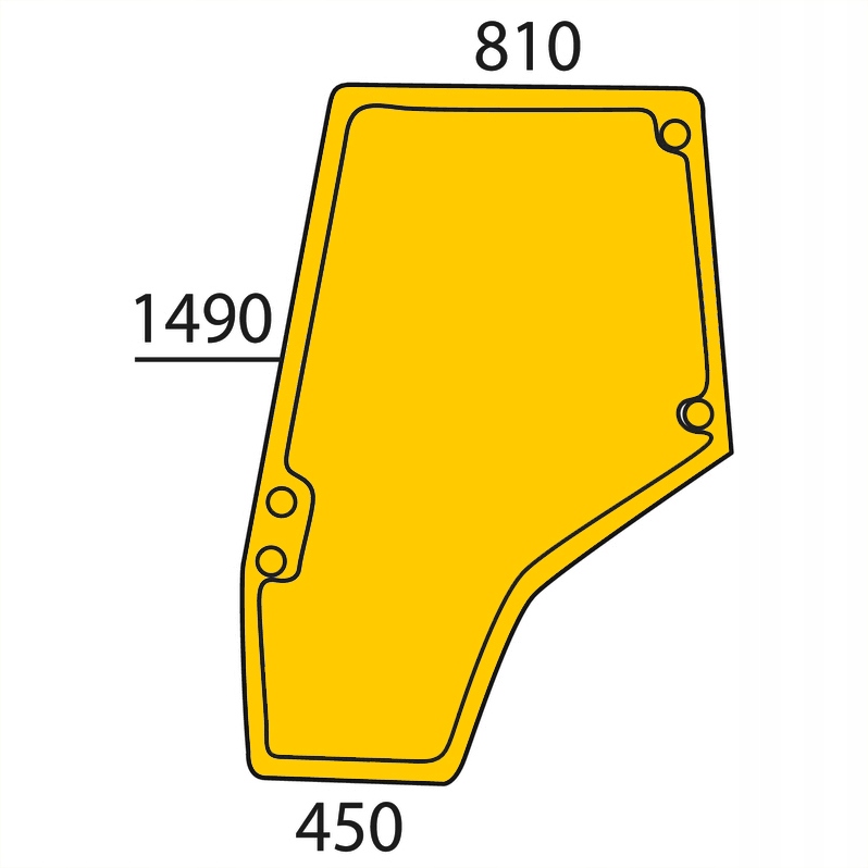 Sklenené dvere MF 5400 6400 7400 8400 Ľavé