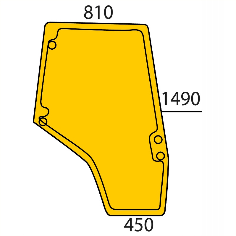 Sklenené dvere MF 5400 6400 7400 8400 PRAVÉ