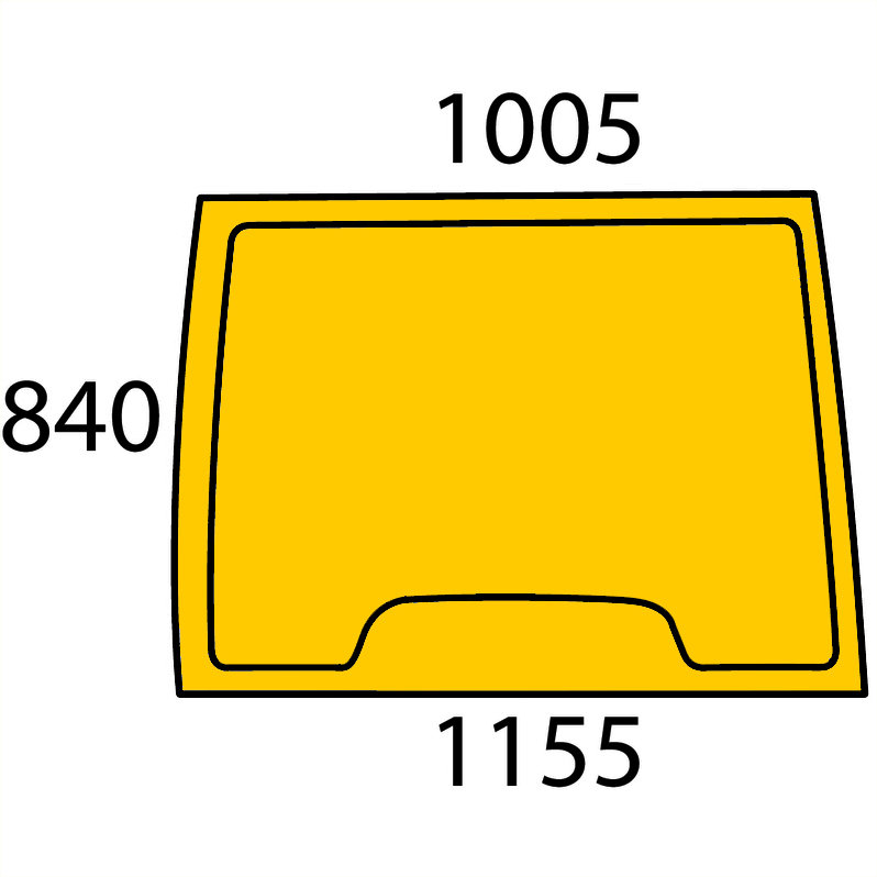 Čelné sklo NEW HOLLAND TS 90 100 110 115