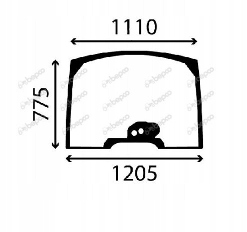 Predné sklo New Holland T5 47450593