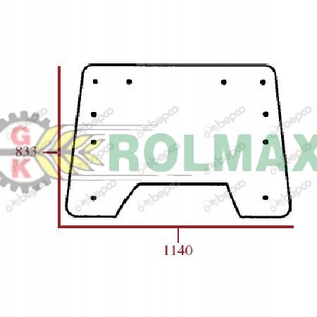 Čelné sklo New Holland TM FIAT M CASE 82000488