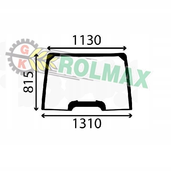 Predné sklo je sklopené New Holland T7 T6 87304257