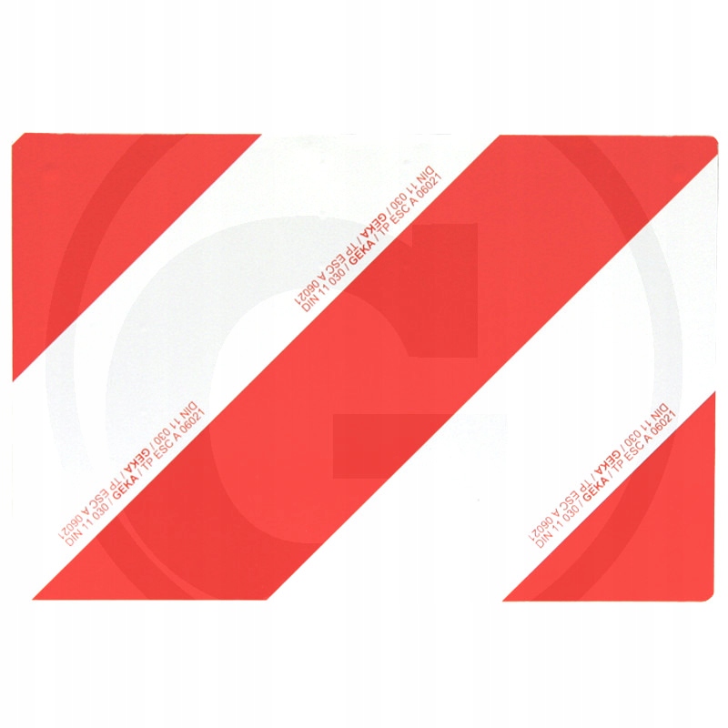 Jednostranný výstražný štítok s fóliou