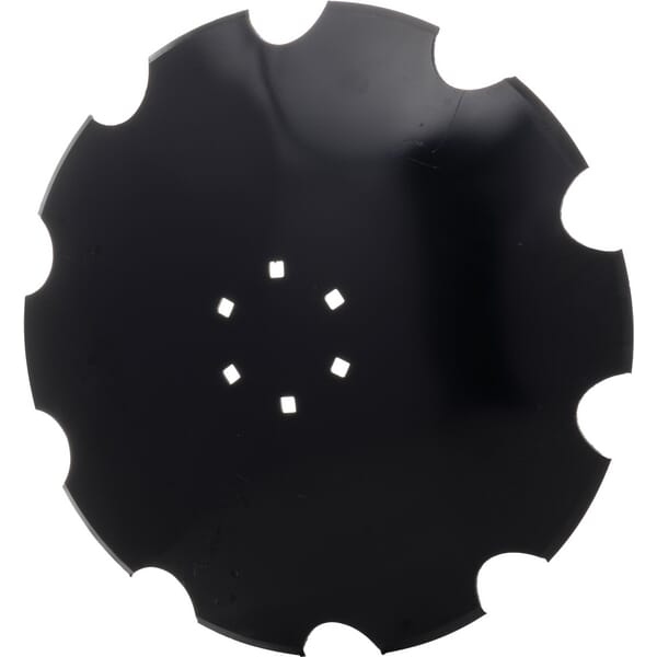 Diskové brány ozubené 610 × 5 mm 6 otvorov 120 mm ro