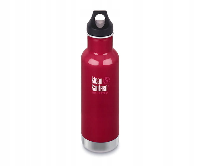 Fľaša na termosku / vodu Klean Kanteen Classic 592 ml, bordová