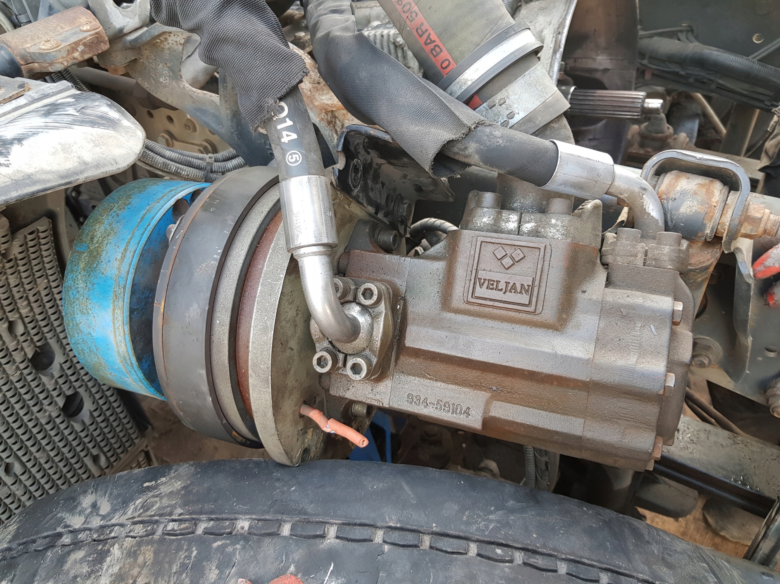 Hydraulické piestové čerpadlo Faun Veljan