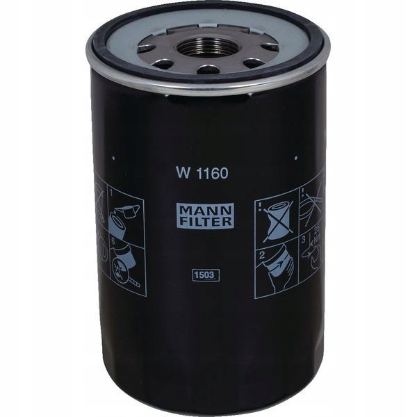 W1160 Náhradný filter pre mazací olej MANN-FILTER