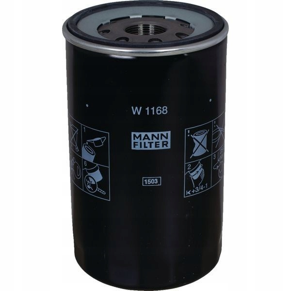 Náhradný filter mazacieho oleja W1168 MANN-FILTER