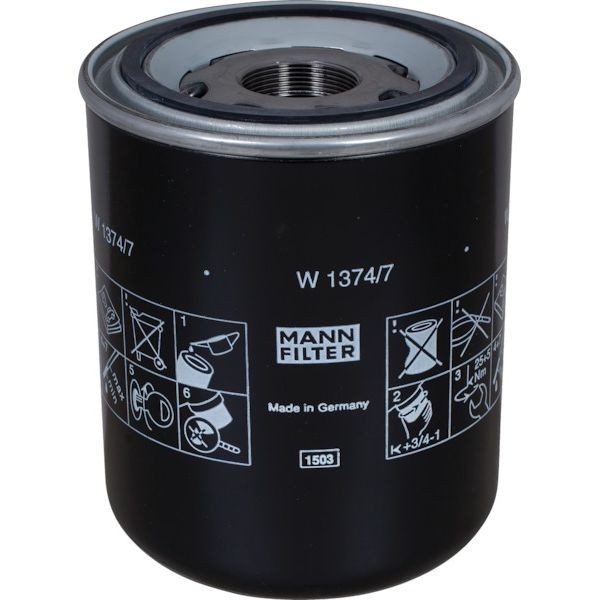 W13747 Náhradný filter na mazací olej