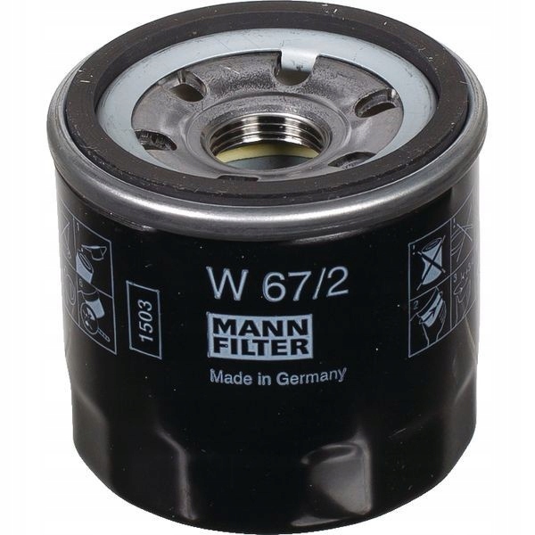 W672 MANN-FILTER náhradný filter pre mazací olej
