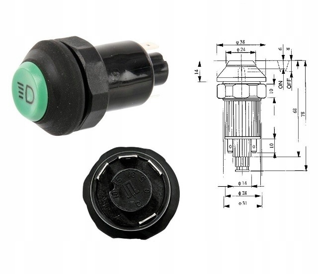 SPÍNAČ DIaľkových svetiel pre FENDT RENAULT CASE