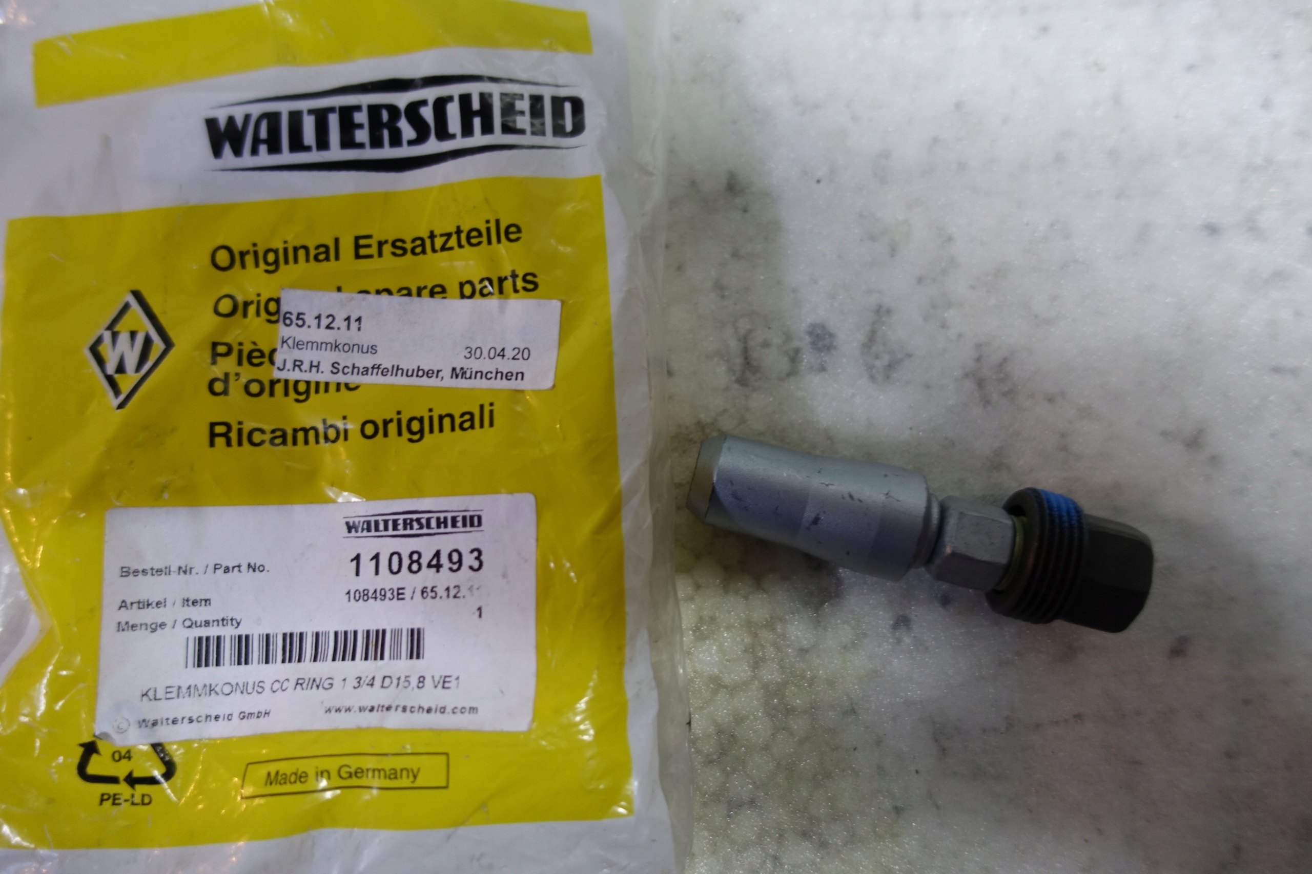 Walterscheid Upínací kužeľ 1108493