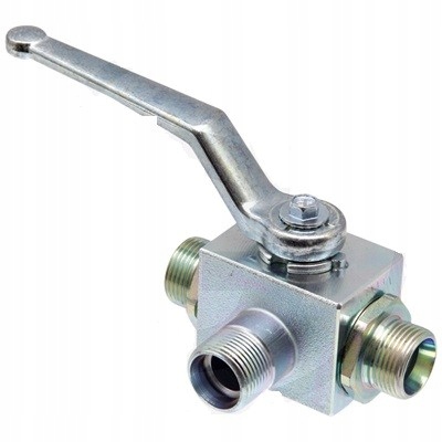 Guľový ventil M22 × 1.5 3-cestný AG hydraulický