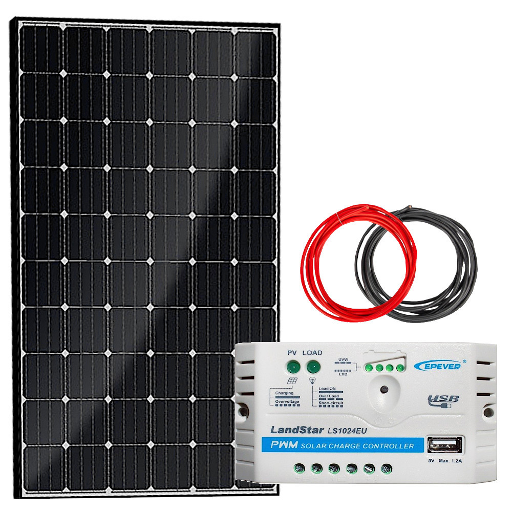 SOLÁRNA SADA MONO NA KEMPOVANIE 130W 12V
