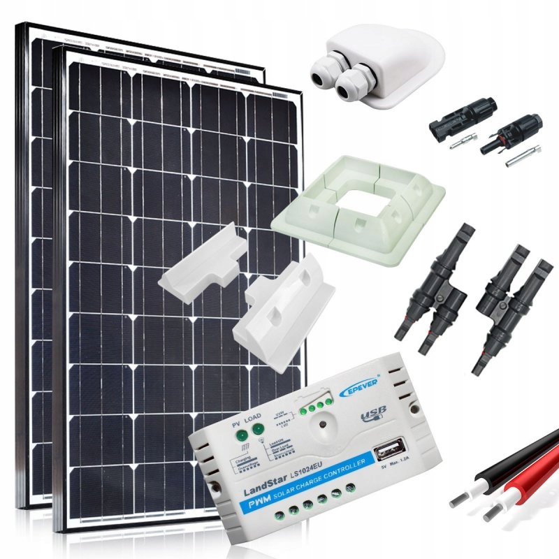 SOLÁRNA SADA NA KAMPAŇ - VÝKON 260W