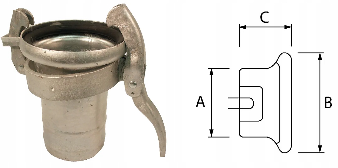 Posilnenie ženskej ruky 2 1/2" na had 63,5