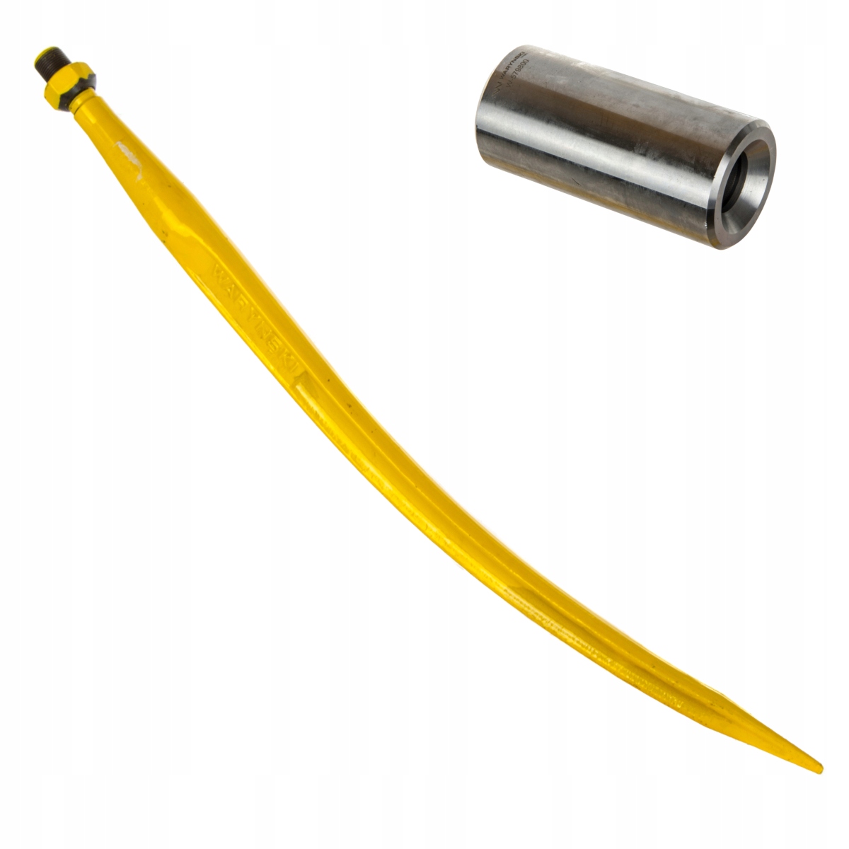 Hrot nakladača je ohnutý Tur 680 mm + objímka Waryński