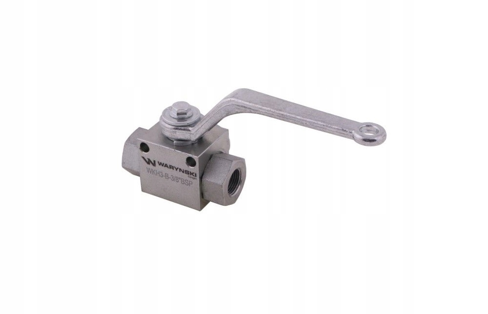 3/8 trojcestný hydraulický guľový ventil Waryński