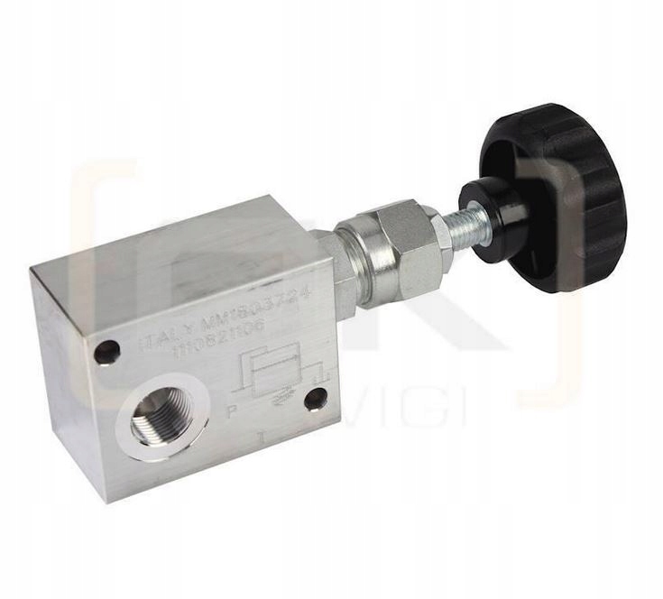 Ventil preťaženia 35 LPM 3/8 "BSP 5-50 BAR