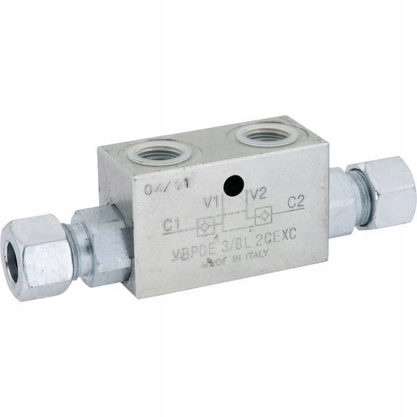 Dvojčinný spätný ventil VBPDE-2, G3 / 8