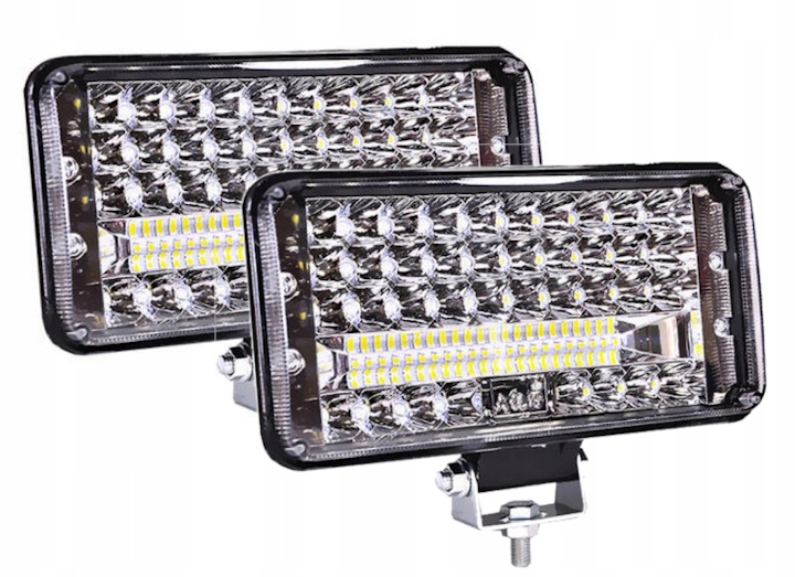 Sada 2 x halogénová LED pracovná lampa - 177W 12-24V