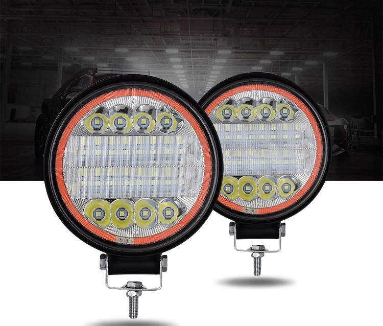 Sada 2 x halogénová LED pracovná lampa - 72W 12-30V