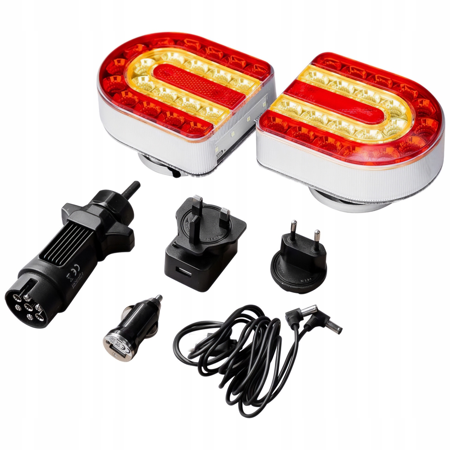 Sada bezdrôtových LED žiaroviek s magnetom 12V