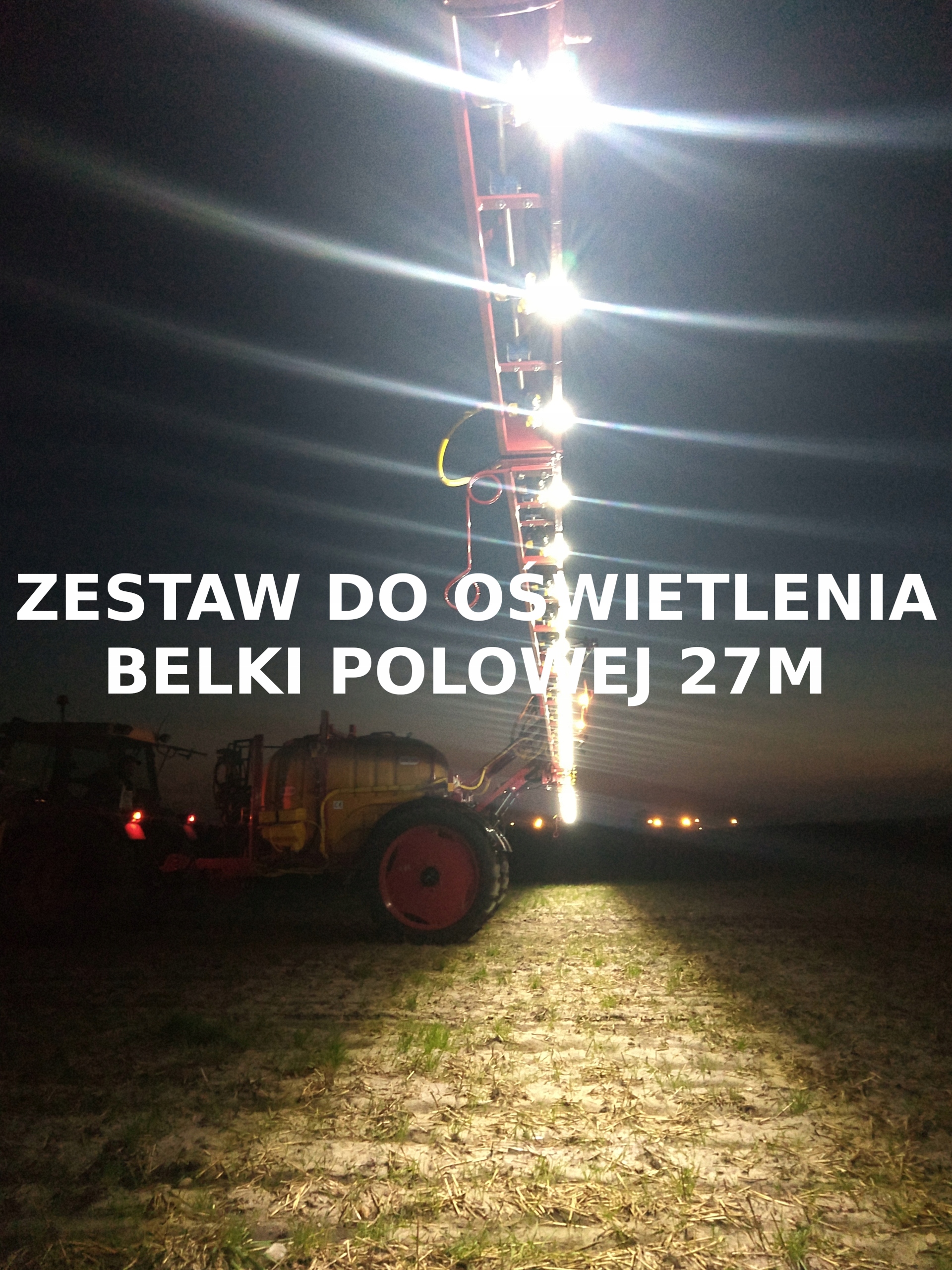 Sada osvetlenia trysiek postrekovača 27 m