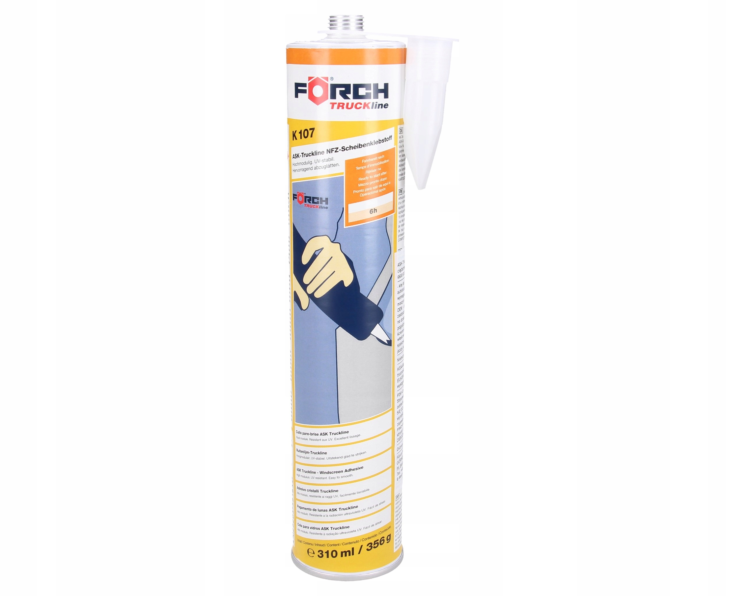 Lepidlo na veľké okná Truckline K107 FORCH 310ml 66006135